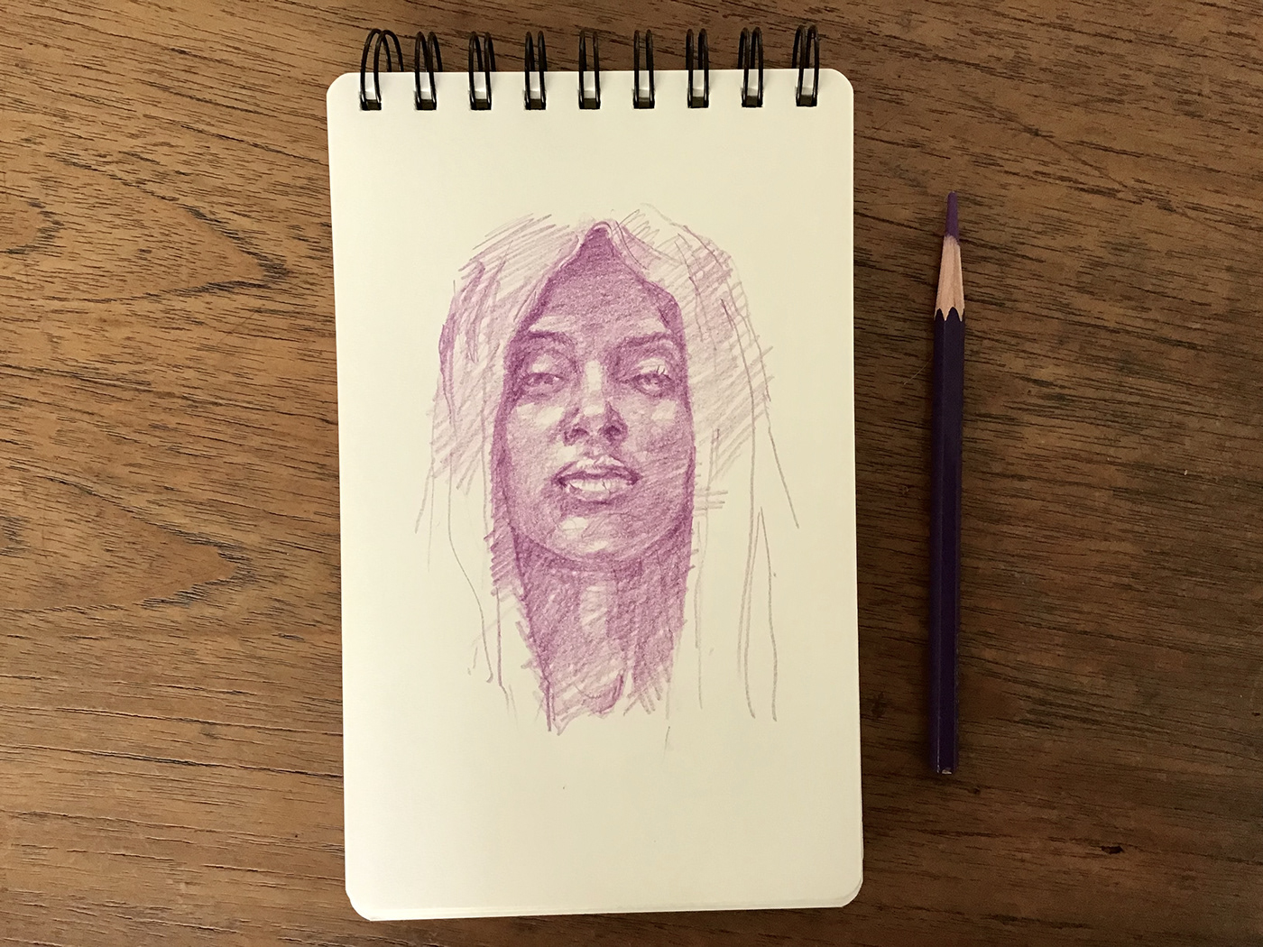 Drawing  pencil portrait