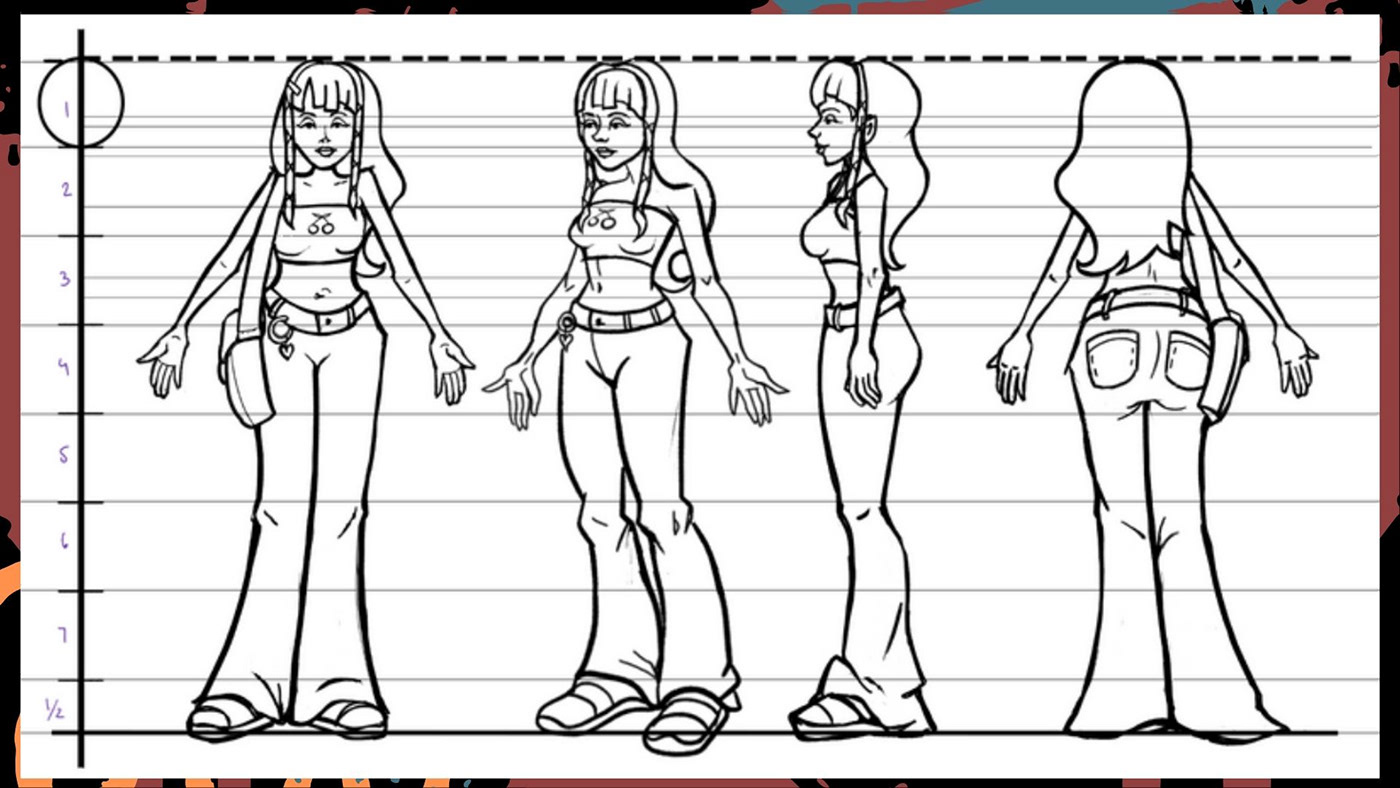 Character design  animation  2D Mtv