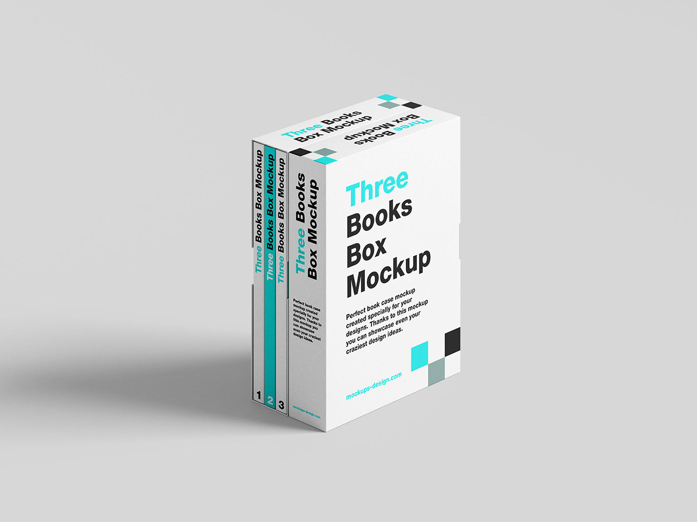book cover brochure case box template Mockup download psd