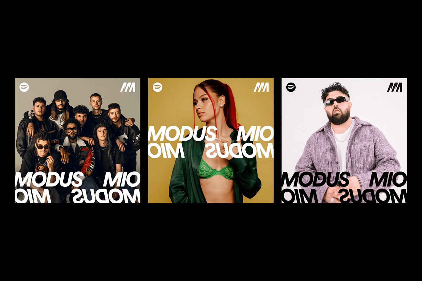 Brand Design brand identity branding  hip hop modus mio music rap spotify typography   visual identity
