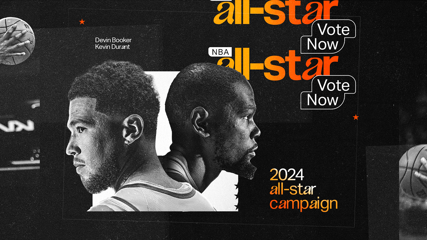 all star NBA NBA all star Phoenix SMSports Social Media Design Sports Design sports basketball campaign