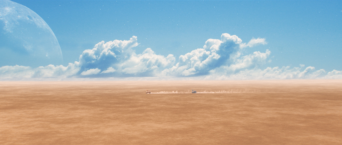 planet unknown short Film 3D CG animation Space rovers