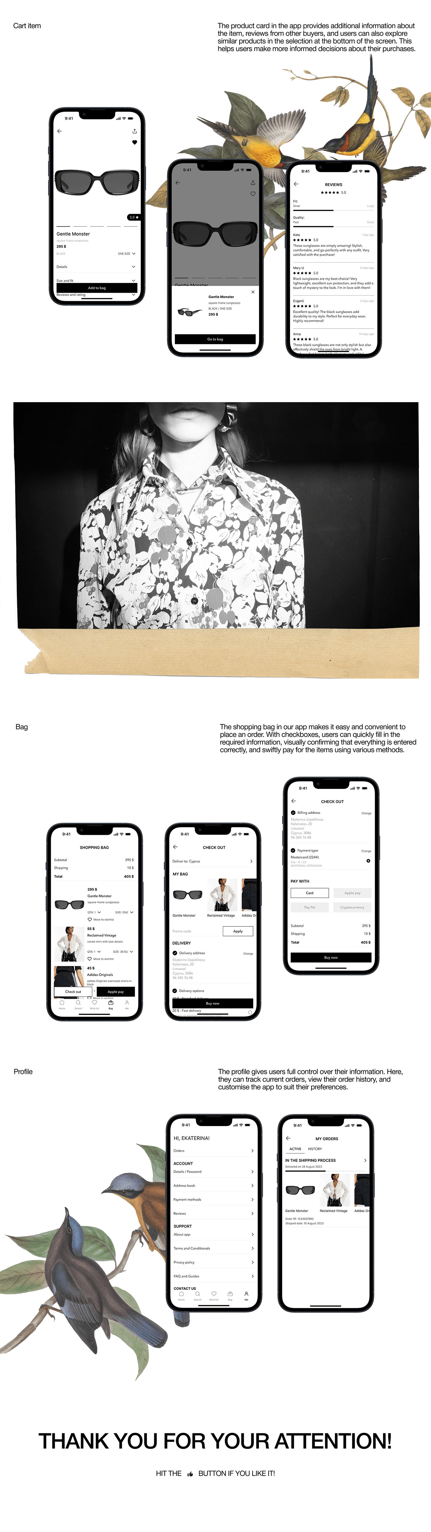 ux/ui app design e-commerce online store shop Ecommerce Mobile app user experience ui design Fashion 
