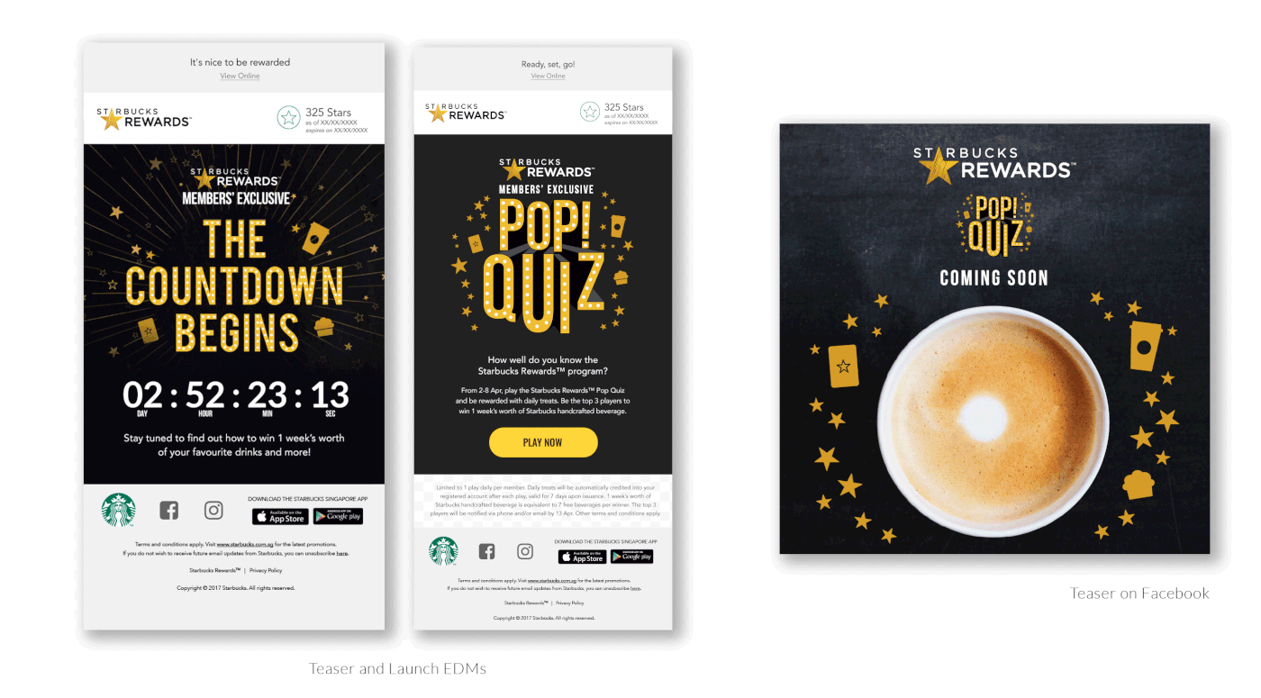 starbucks Starbucks Rewards rewards Members programme Pop Quiz