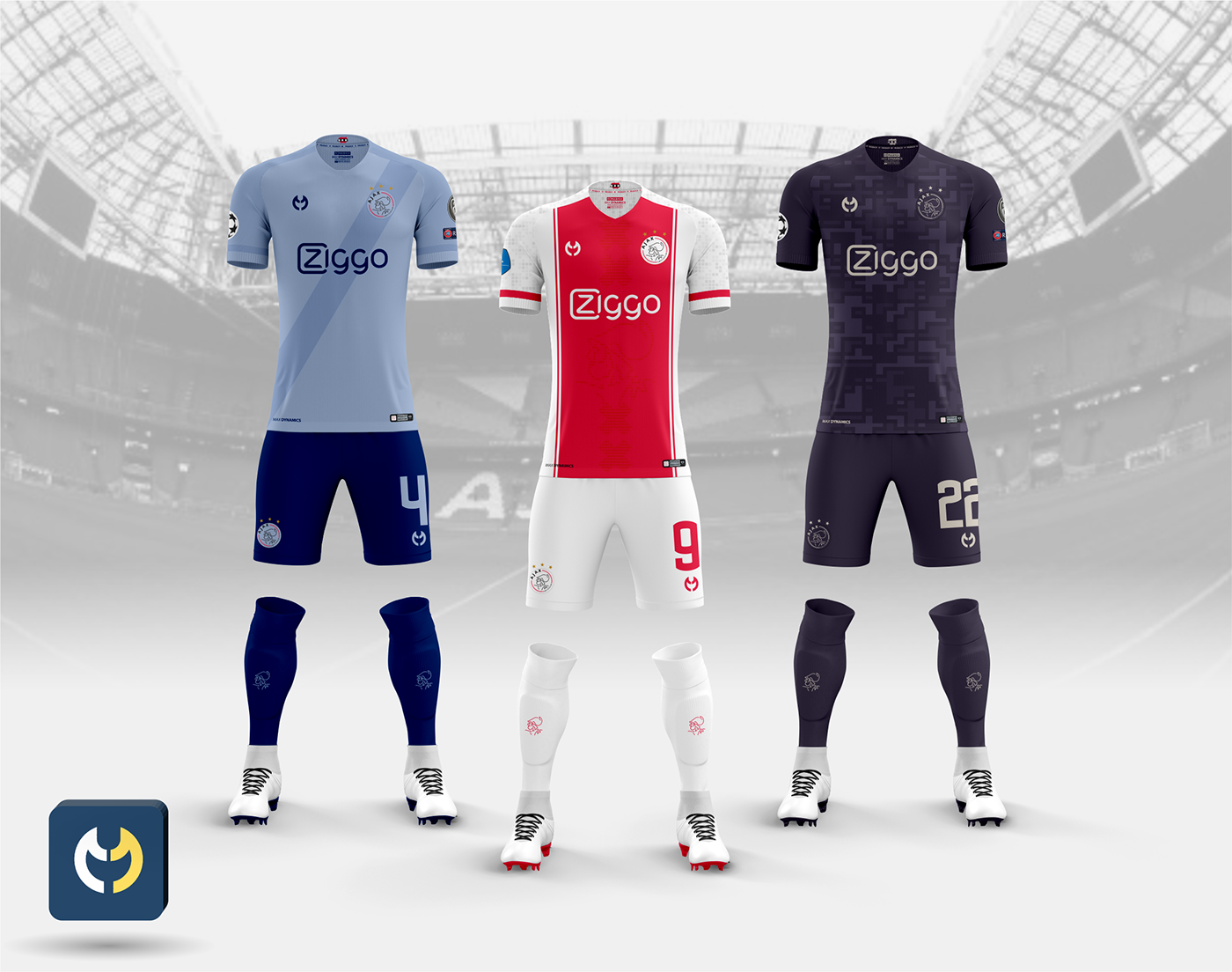 fonds Outlook ongezond Ajax Amsterdam 2020/2021 Mulbach Kits Concept on Behance