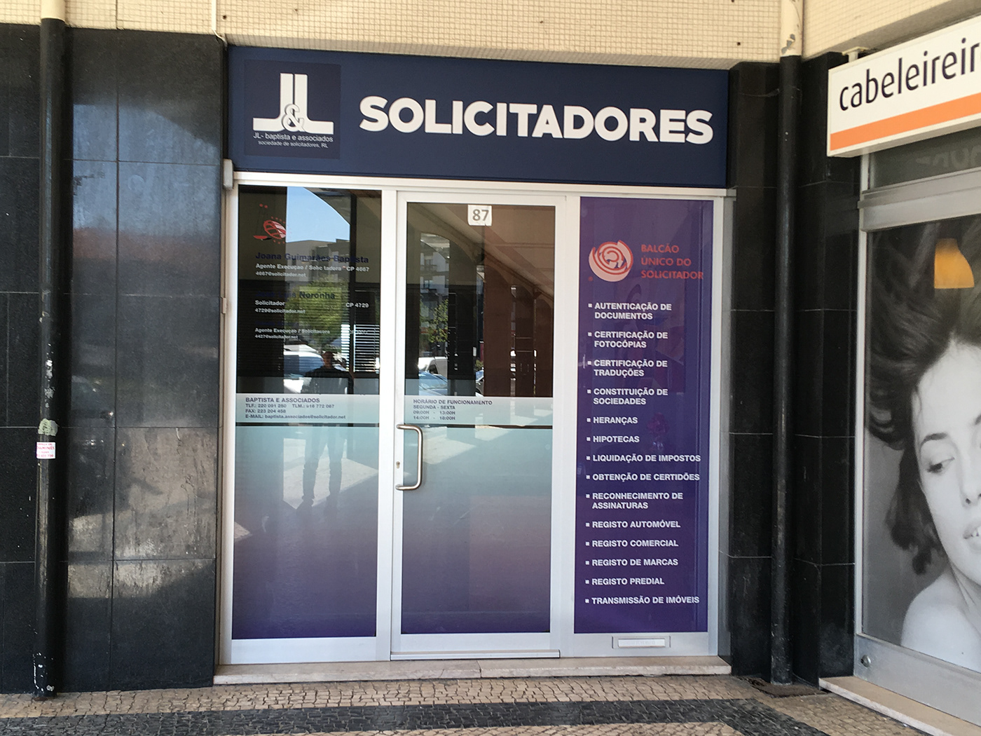 brand jl law Solicitador logo blue j&l
