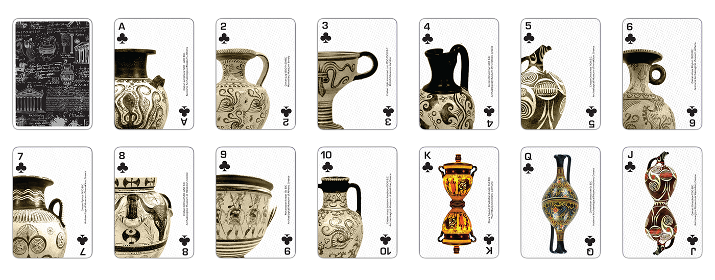 deck Playing Cards ancient greece greek Greece amphora Pottery Ancient game