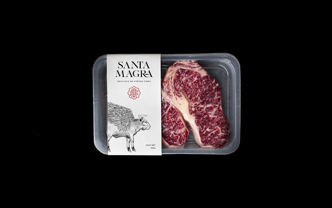 boutique brand identity Food  grill Logotype meat Packaging steak symbol wordmark