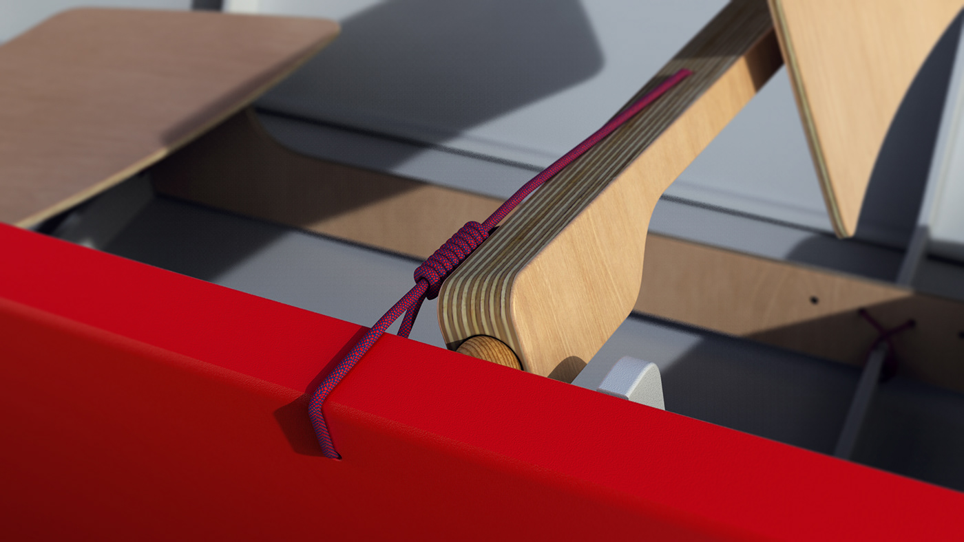 boat design industrial design kayak modern product design Render wood Vehicle watercraft