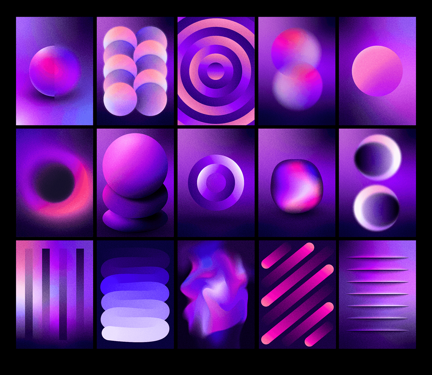 gradient abstract gradient mesh Illustrator color purple posters Digital Art  graphic design  Graphic Designer