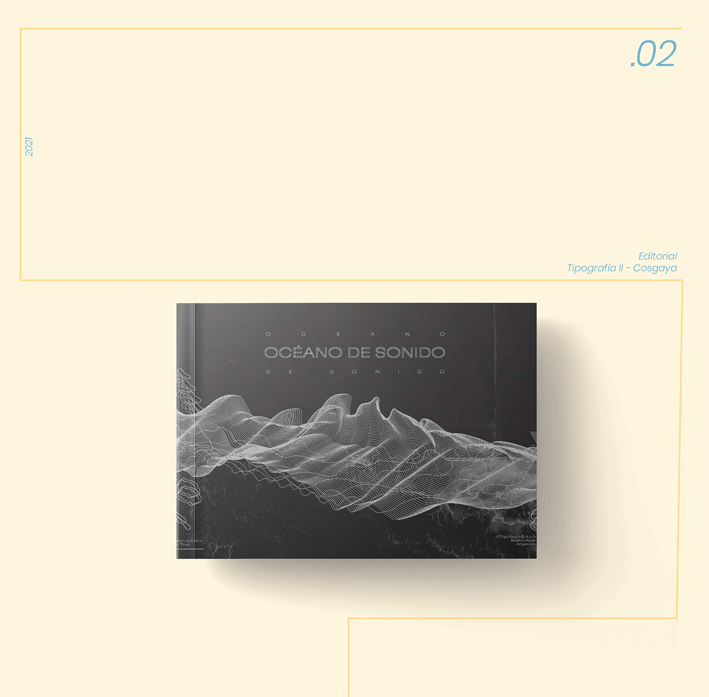 book cosgaya editorial graphic design  libro music Ocean sound tipografia typography  