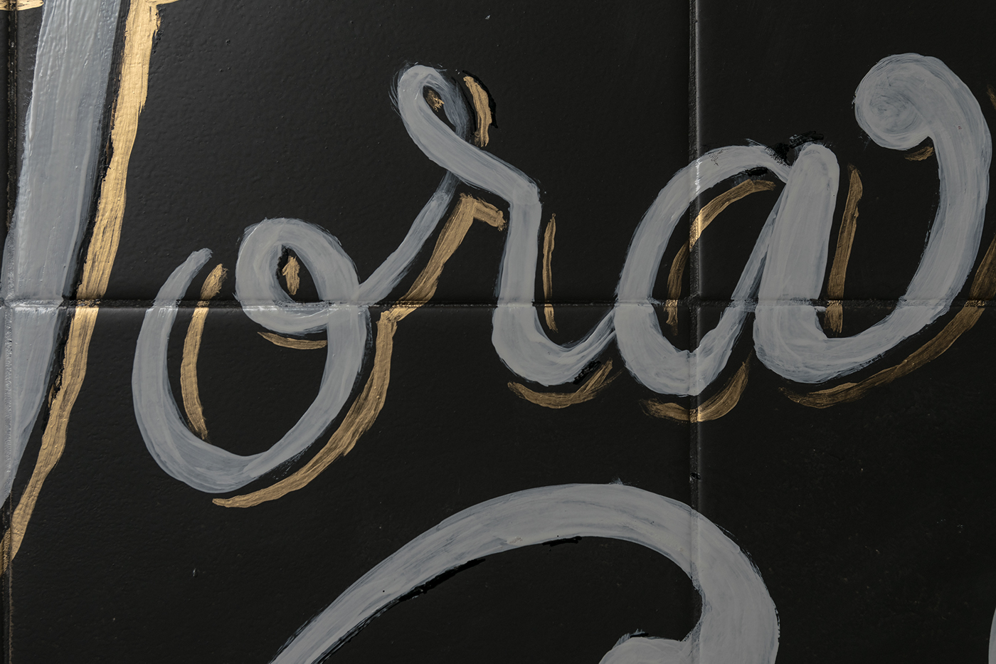 brushpen lettering chalkwall letterwall typography   typework Calligraphy  