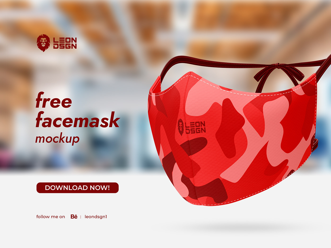 3d mockup Accessory Adult apparel branding  Clothing corona Coronavirus COVID-19 disposable mask