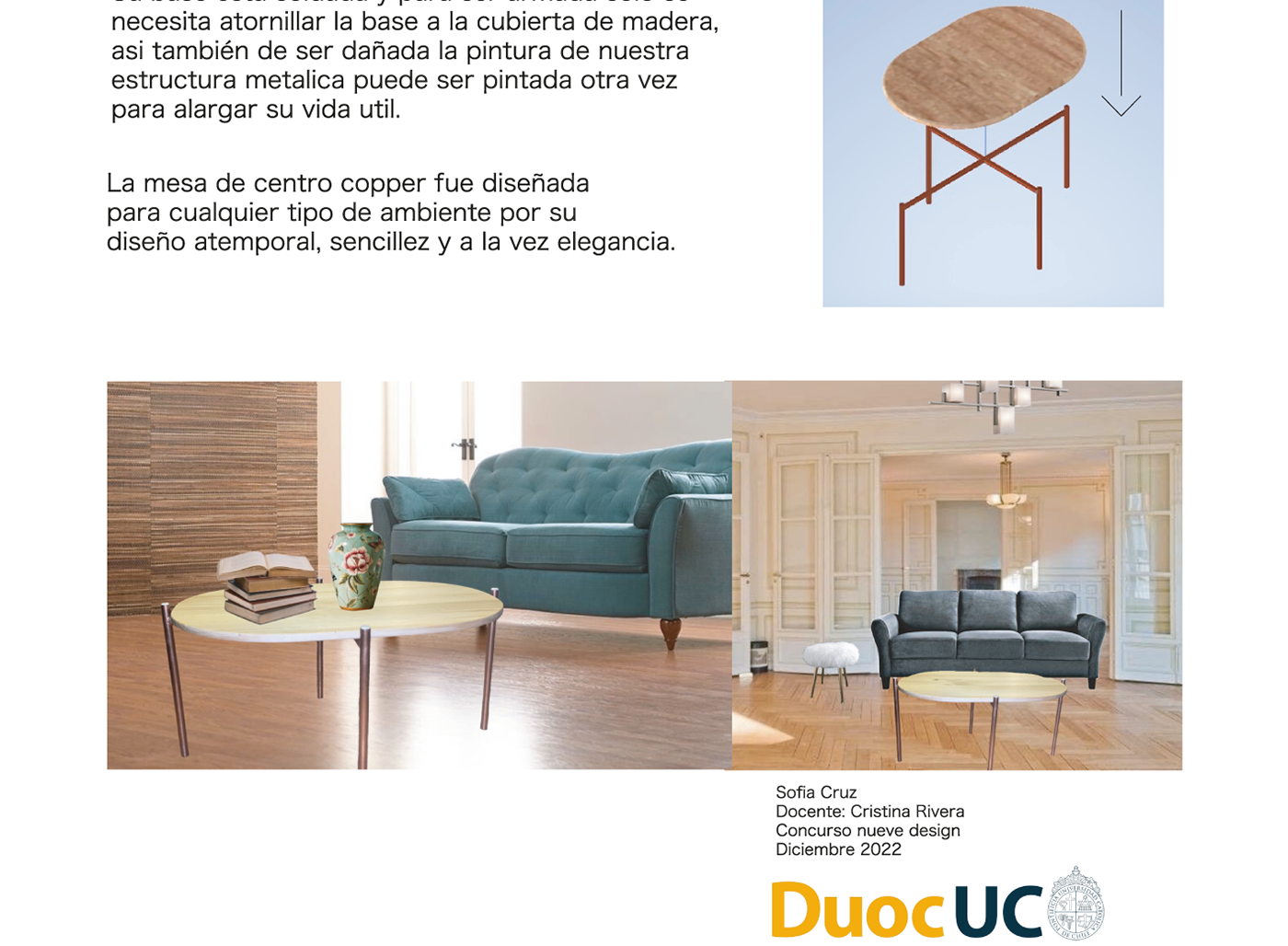 DuocUC industrial design  product design  woodworking