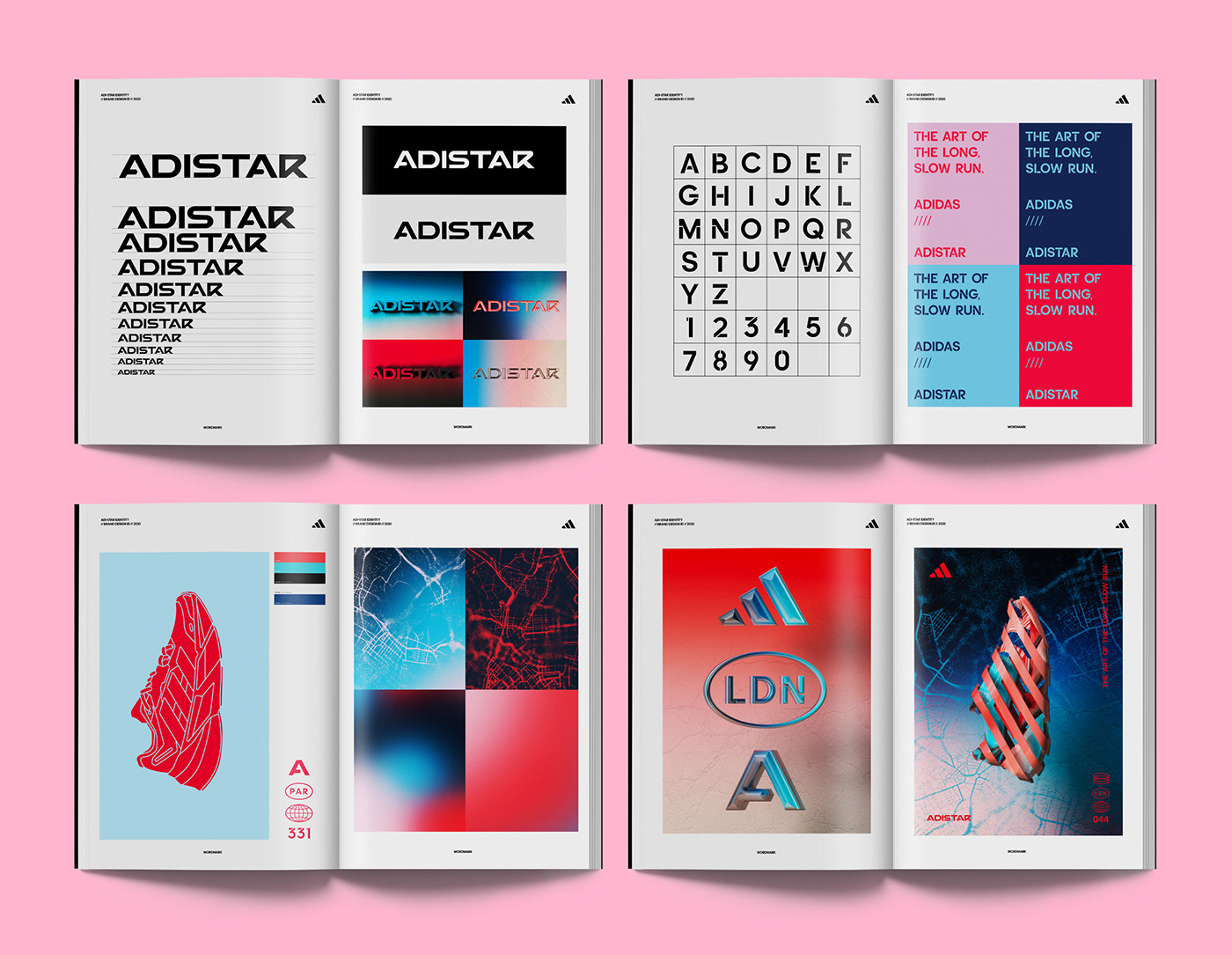 adidas Brand Design Branding Identity identity logo Logotype poster running sport design typography  