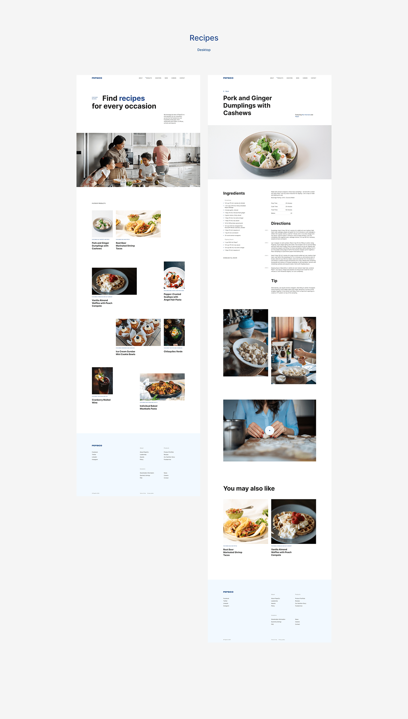 Adaptive beverage concept corporate Food  minimal redesign ux/ui Web Web Design 