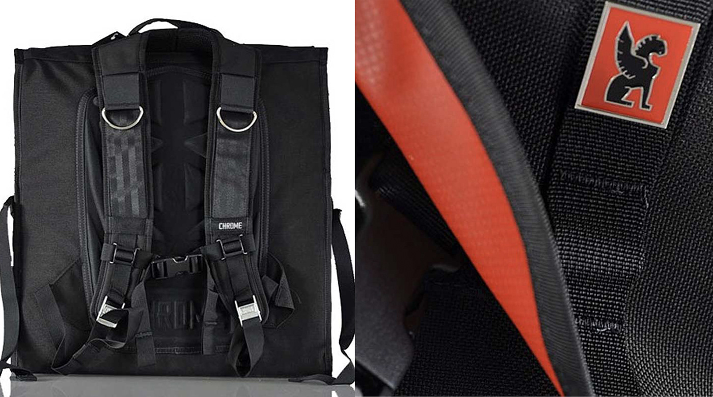 chrome Chrome Bags soft goods bag design Sherman Race bag chrome industries utility bag action sports soft goods design backpack