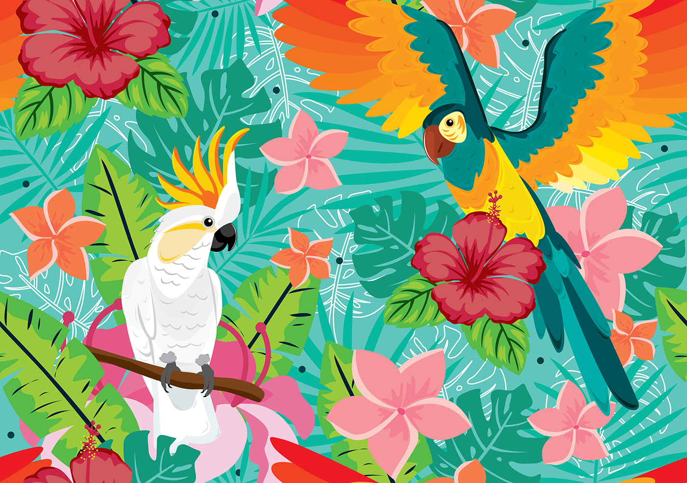 ILLUSTRATION  pattern design  textile design  pattern birds Flowers colombia wallets fabric