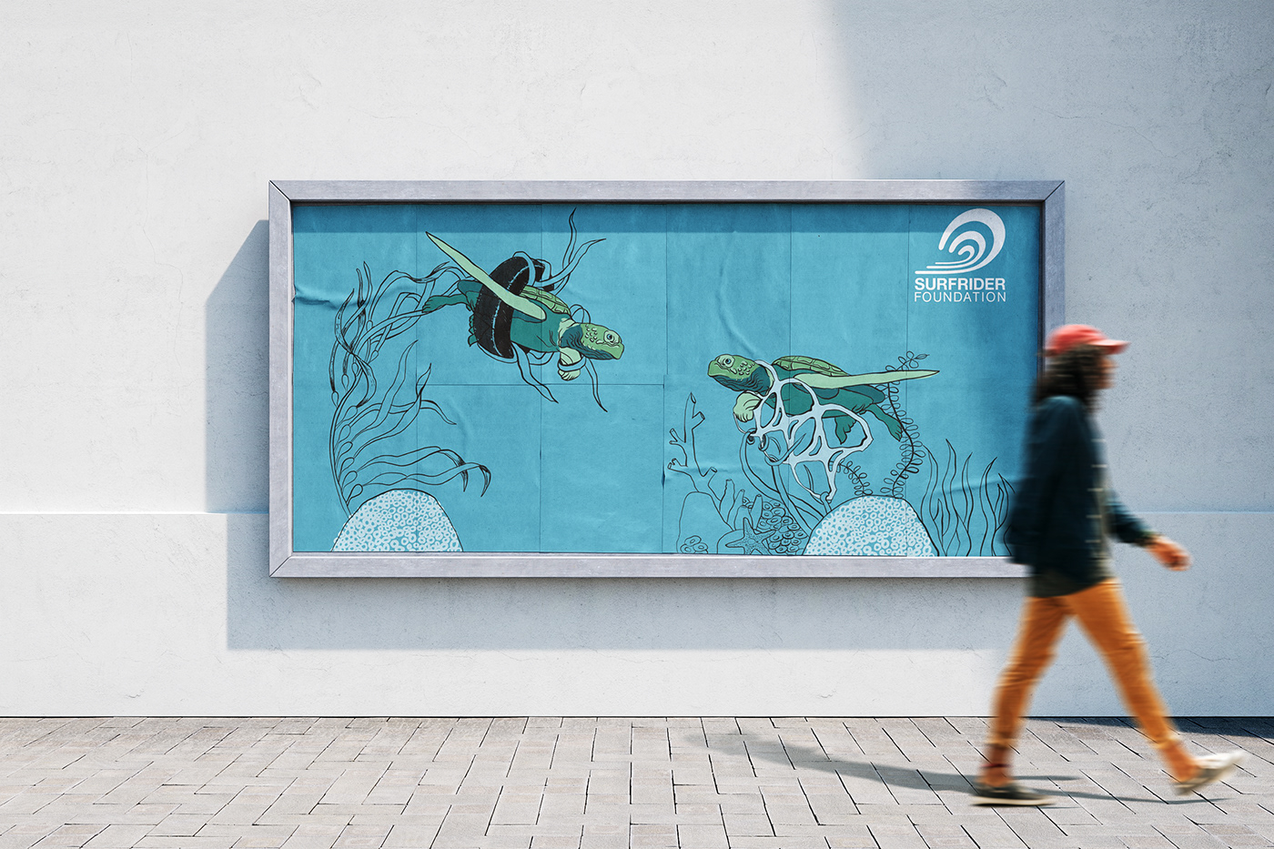 adobefresco ILLUSTRATION  Digital Art  Procreate concept art Advertising  ads marketing   Graphic Designer SurfRider Foundation