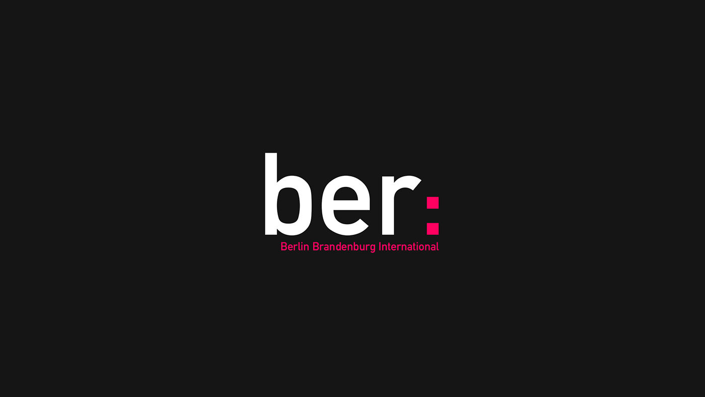 ber berlin Brandenburg flughafen airport branding  branding idea redesign germany