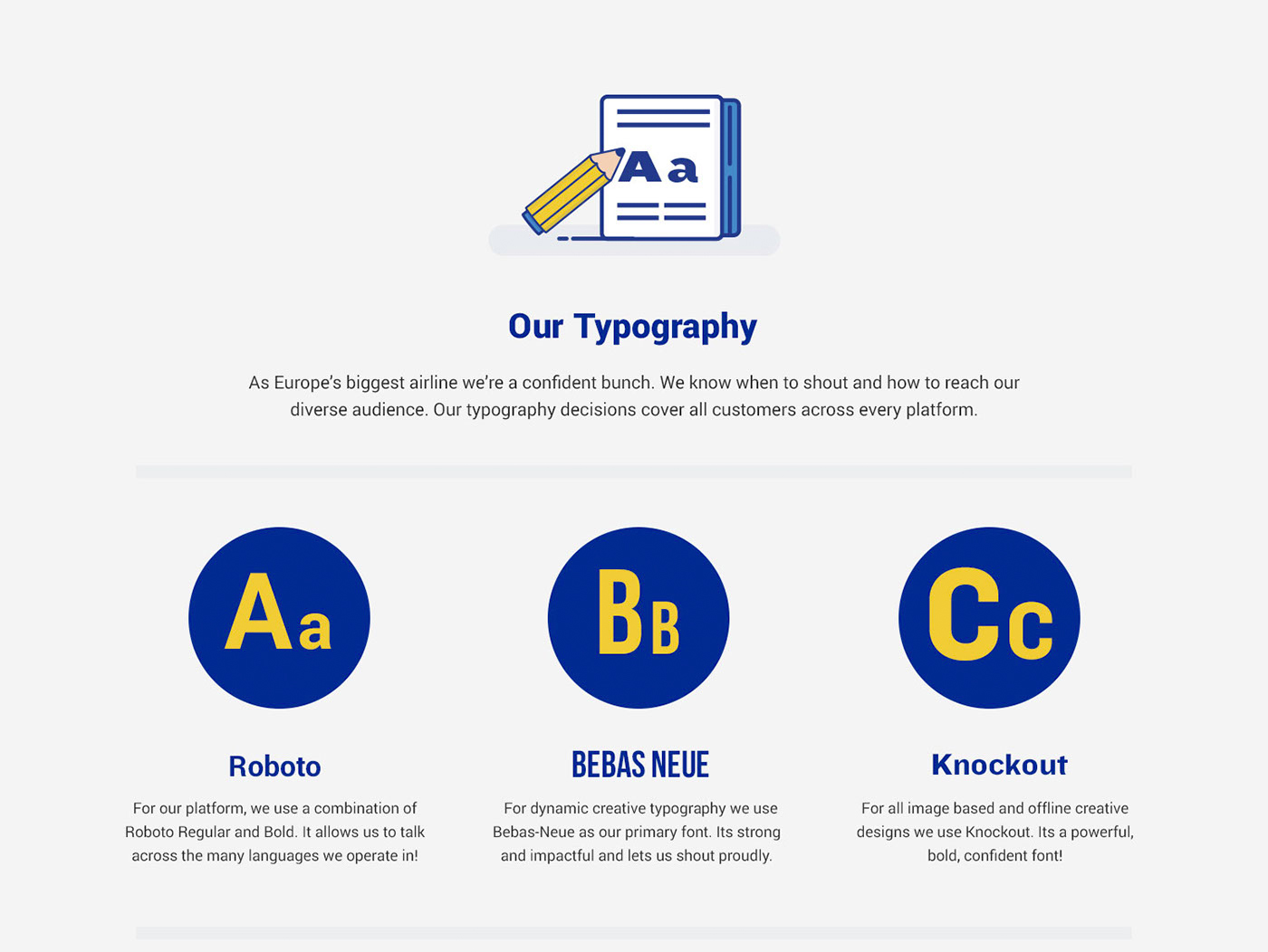 Adobe Portfolio Ryanair design styleguide Travel illustrations digital brand palette icons Ireland irish destination ui elements