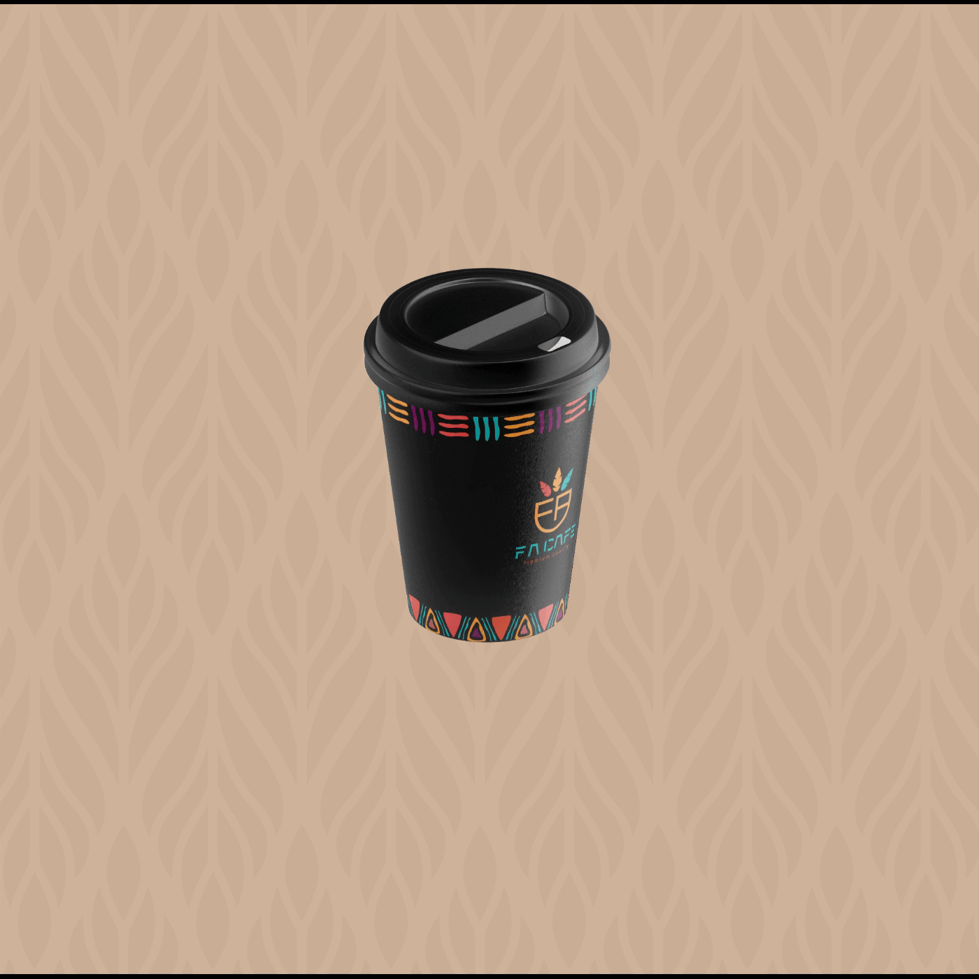 brand cafe Coffee Illustrator logo اليستريتور براند  شعار قهوة لوقو