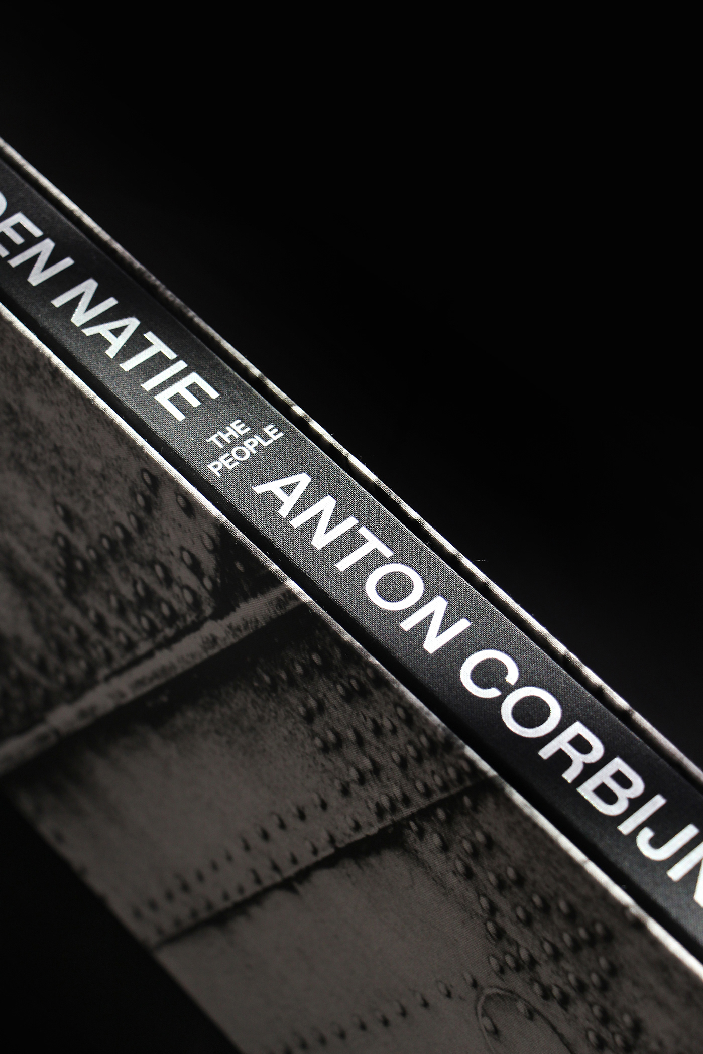 Anton Corbijn book design booksleeve booksleevedesign hotfoil industrial katoennatie linen photobook Photography 