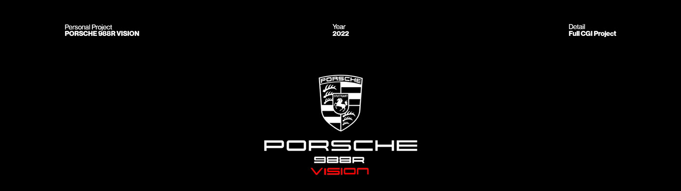 3D 988R automotivedesign cardesign CGI concept conceptcar Porsche transportationdesign