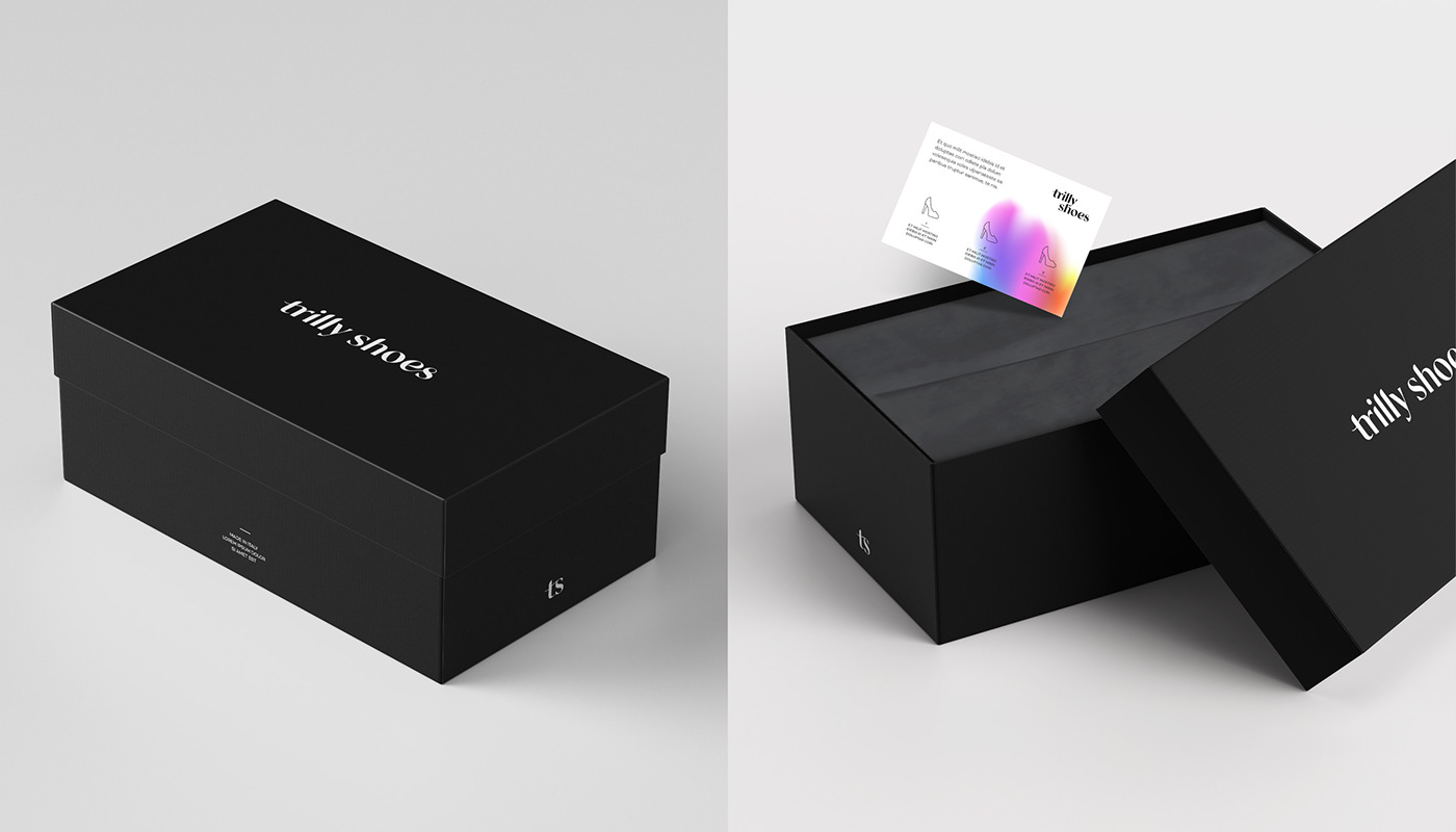 Packaging design for a fashion brand