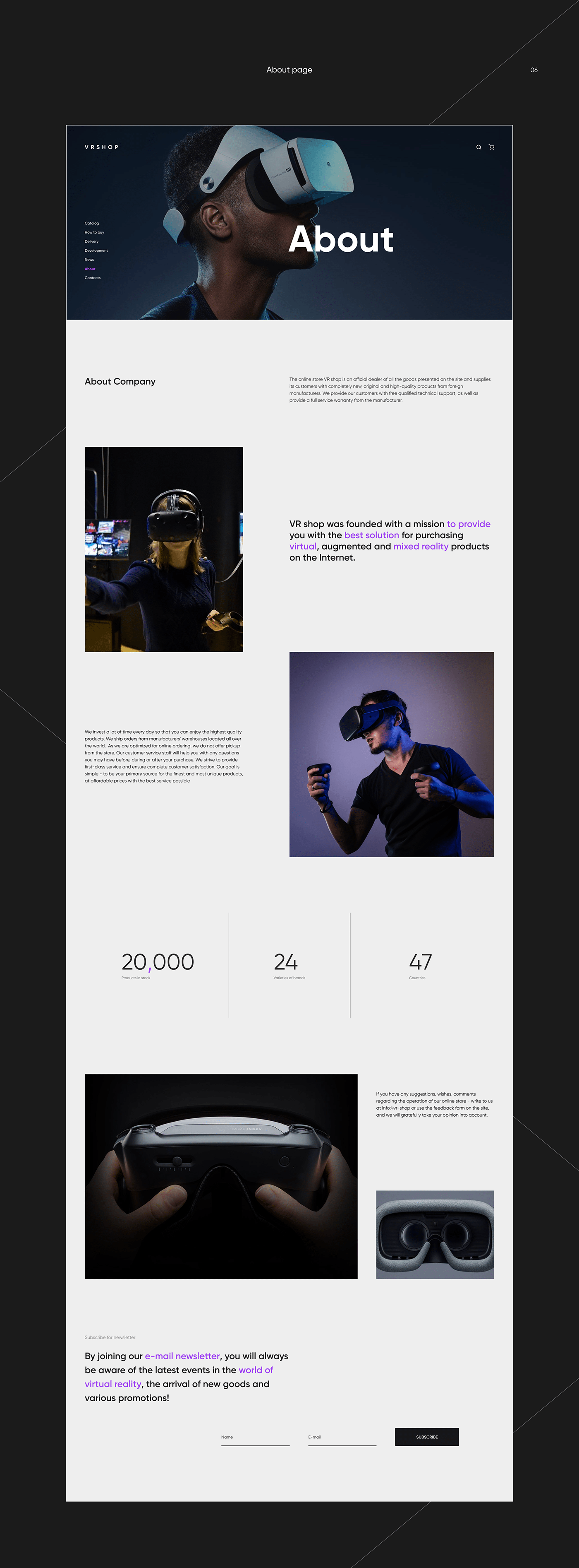 dark e-commerce shop Technology virtual vr Oculus Rift Virtual reality vr club vr game