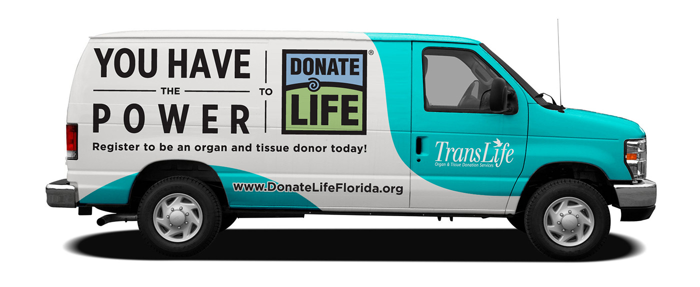 translife van wrap Vehicle Wrap Florida Hospital donate life