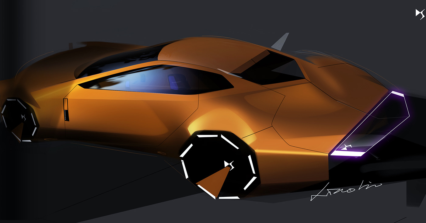 car design PS rendering