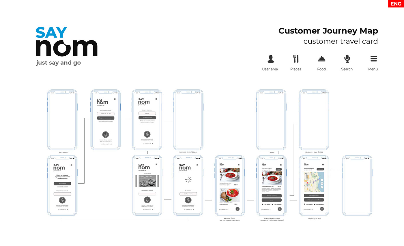 delivery design food app menu Mobile app restaurant UI/UX