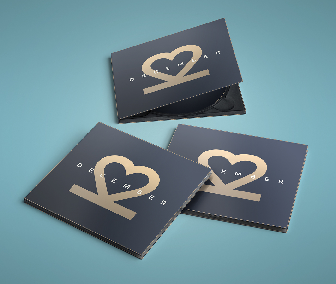 22 December cd project cover Mockup thread design girlfriend gift music
