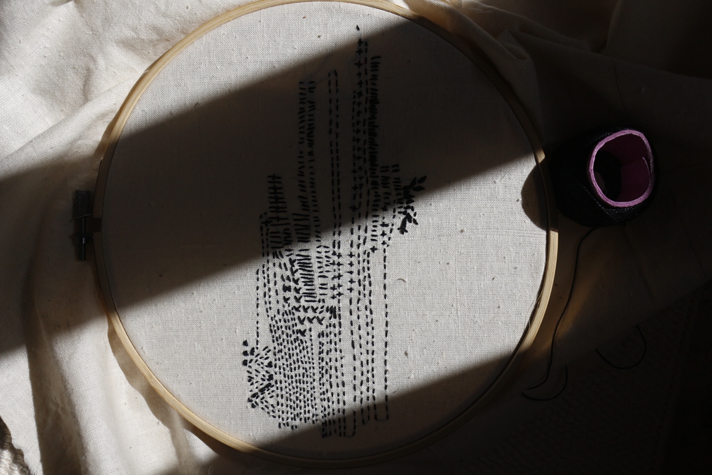 art textileart   stitch Embroidery sashiko textile lines
