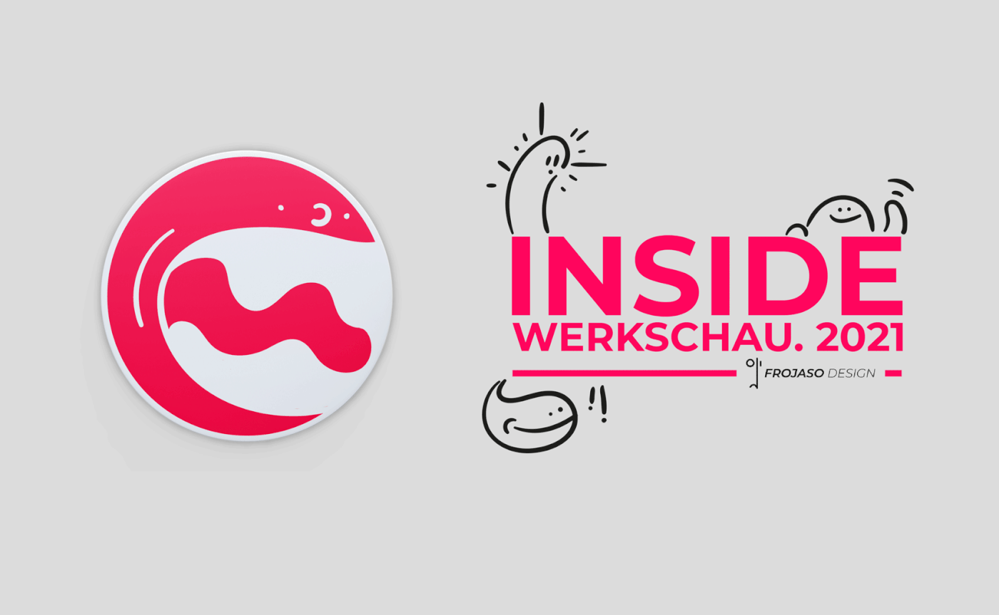 Fun sketch student Werkschau animation  brand monsters Event stickers Identity Design