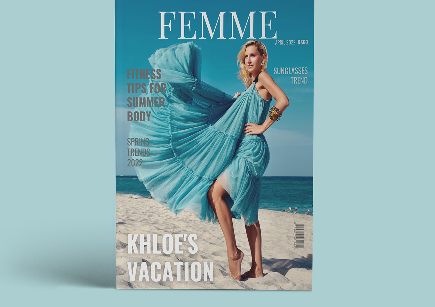 beach editorial editorial design  magazine Magazine design Fashion  lifestyle