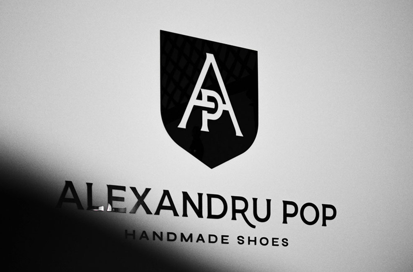 brand branding  shoe luxurious logo identity