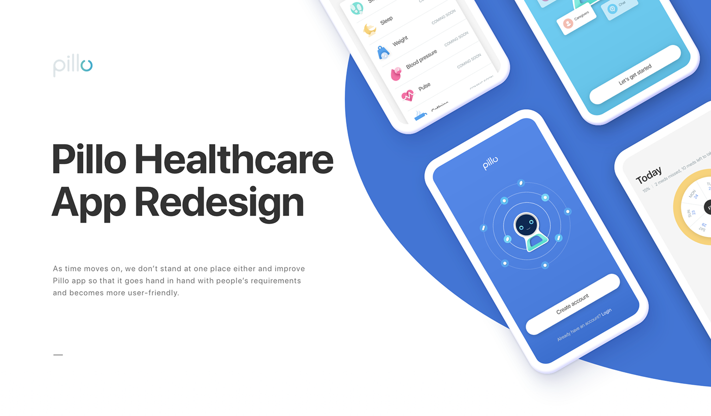 ios android medicare healthcare robot ux UI redesign digital design agca