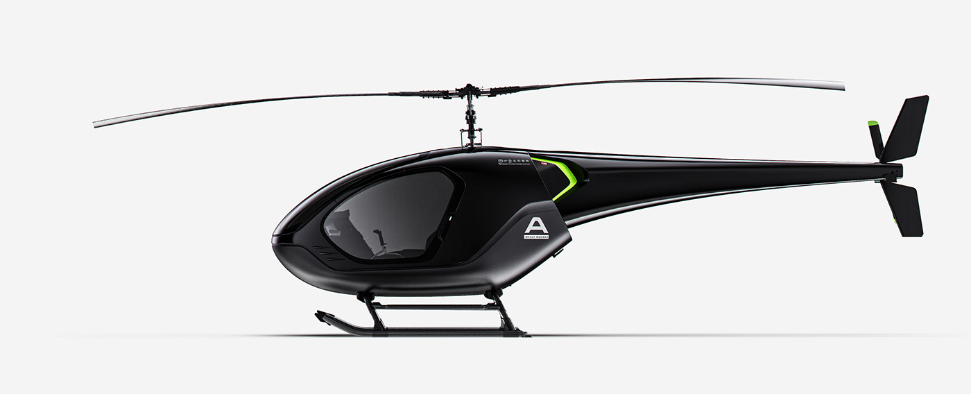 concept design helicopter industrial design  surface