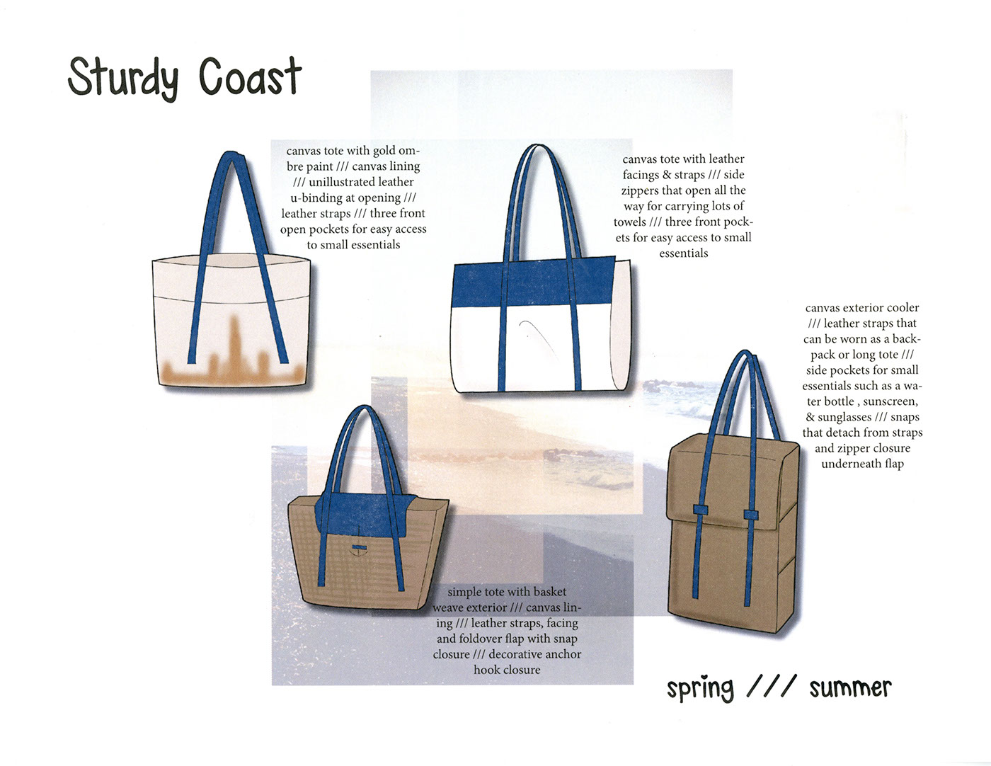 accessories design handbag beach utility