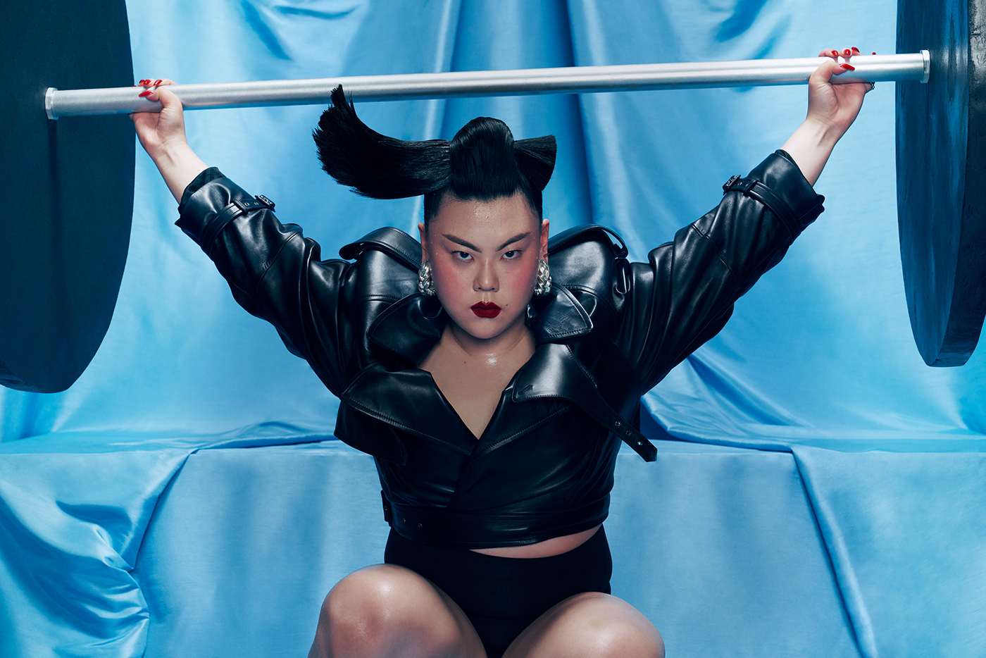 Wrestling sumo fine art photography conceptual photography vogue portugal Asian American female athlete Olympian woman Photography 