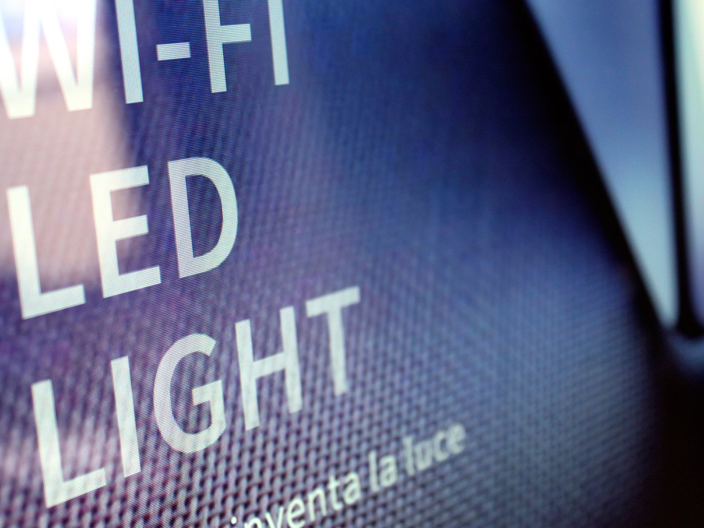 Wifi led light wight Startup light Teaser website