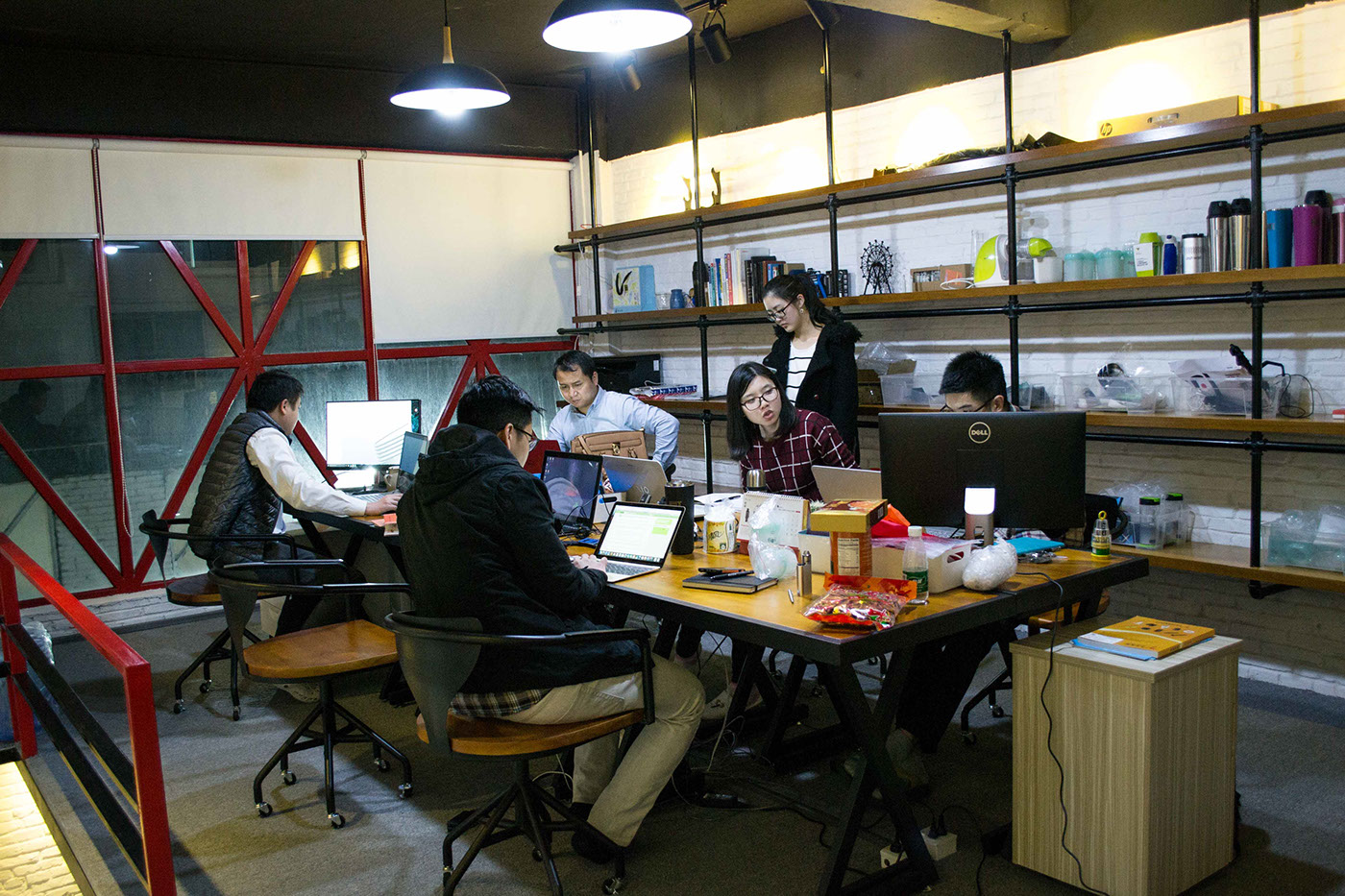 china Office workplace design lab environment