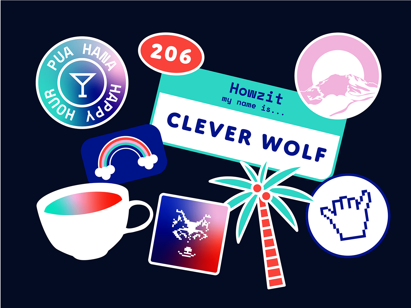 brand brand identity branding  Clever Wolf Clever Wolf Digital digital agency graphic design  media agency rebranding