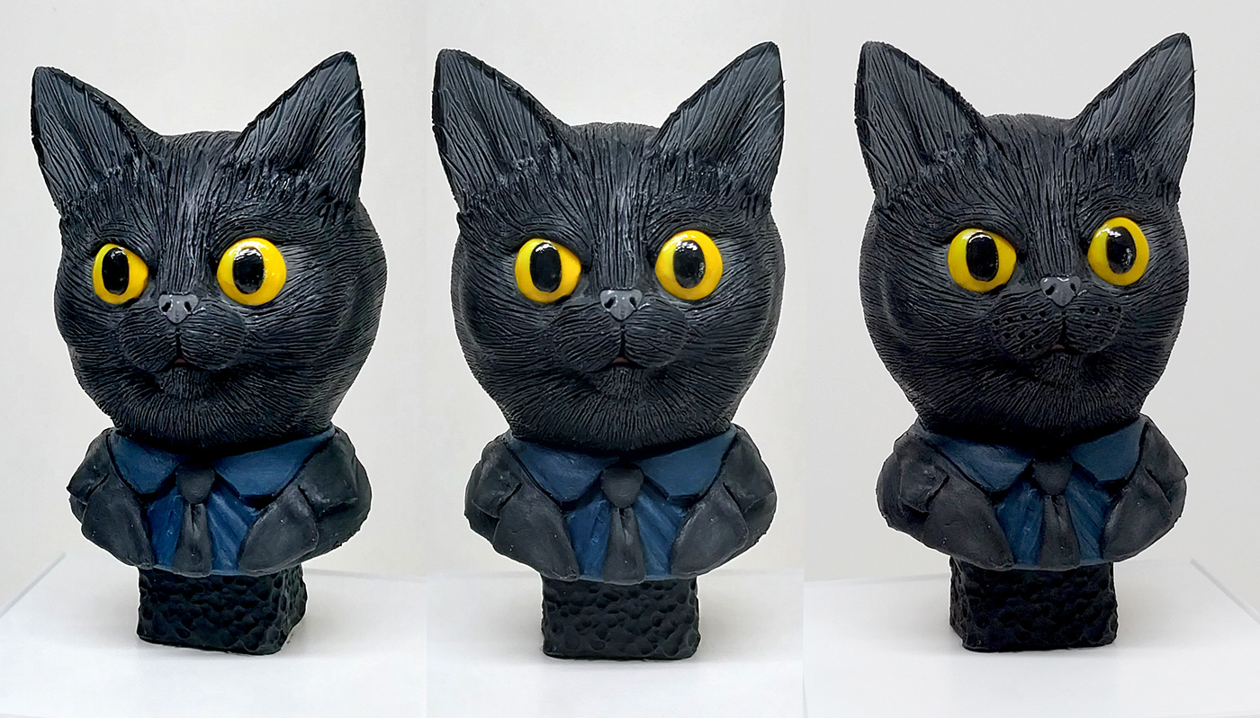 animals artwork concept art clay sculpting  Character cute Cat cartoon animation 