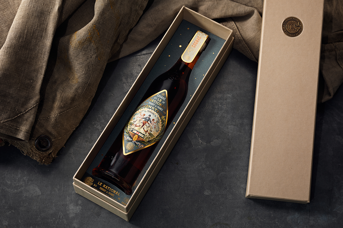 Le National Grönstedts Cognac Spirit packaging limited edtion