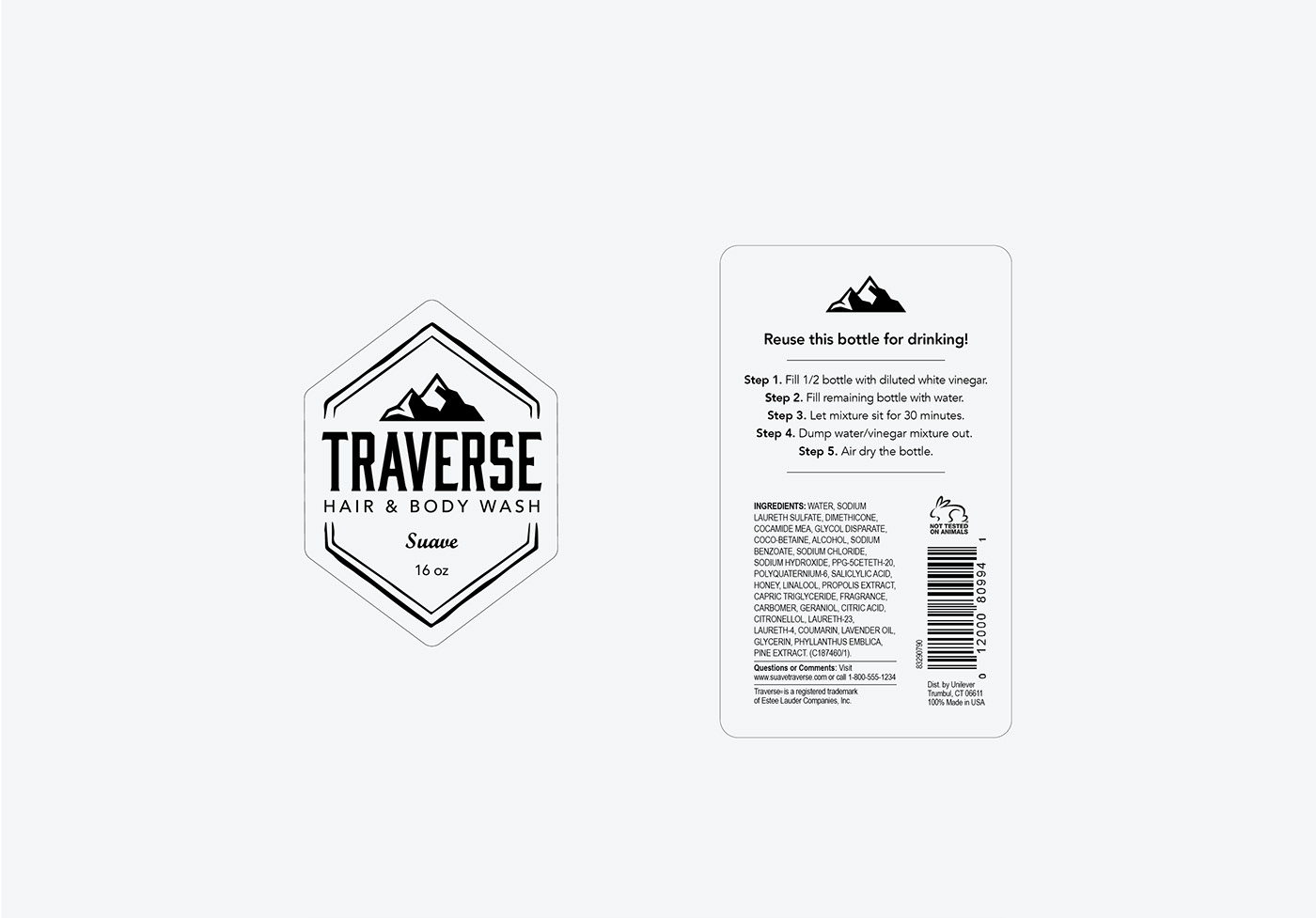 hiking Traverse shampoo Packaging adventure Backpacking Sustainability green design