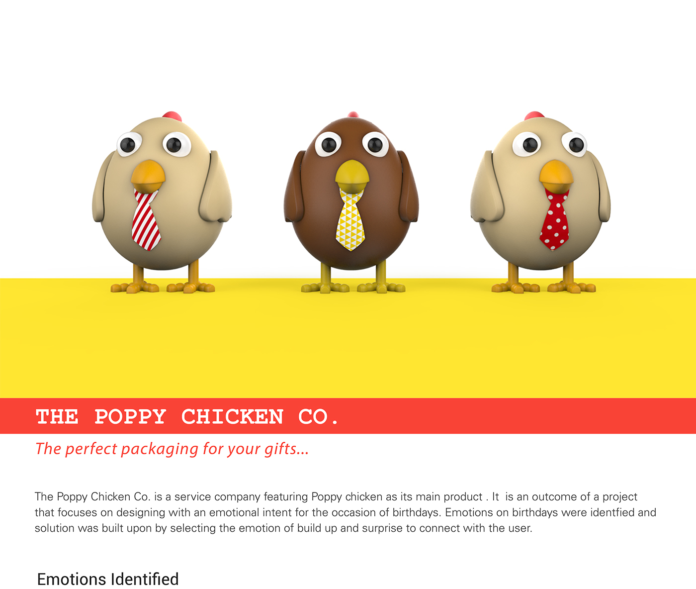 Birthday surprise emotion chicken gifts celebration interaction Packaging