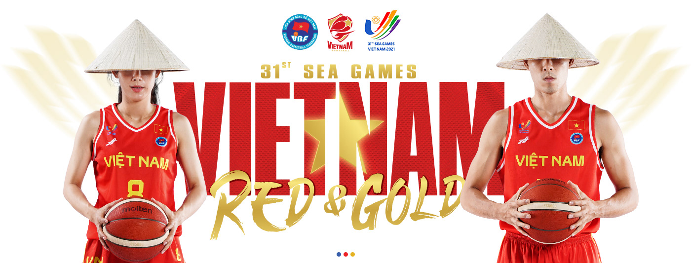 basketball sea games 31 vbf VietNam Basketball VietNam Red&Gold